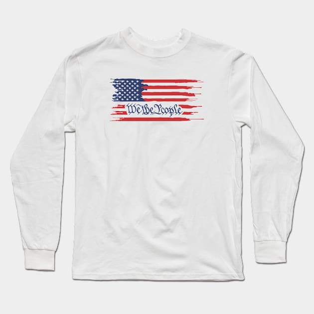 We the people, American flag Long Sleeve T-Shirt by twotwentyfives